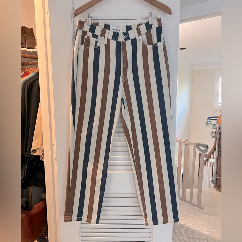 Boden stripe pants